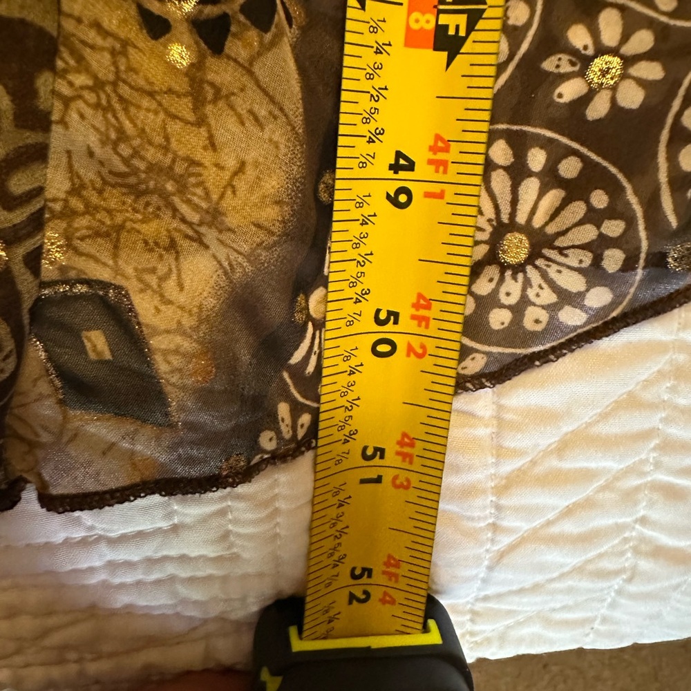 Rabbit Rabbit Rabbit Brown Patterned Wrap Maxi Dr… - image 4